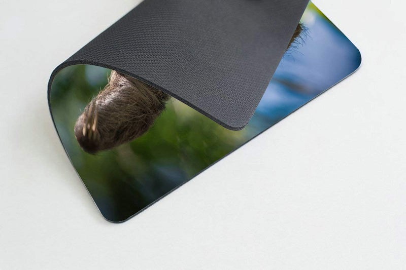 Smooffly Happy Sloth Customized Rectangle Non-Slip Rubber Mousepad Gaming Mouse Pad 9.5 X 7.9 Inch (240mmX200mmX3mm) - Image 5